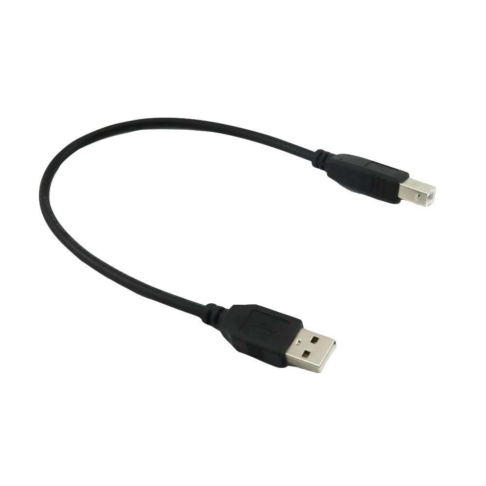 10 шт. кабель для принтера и сканера 30 см/1 фут USB 2 0 Type A папа B папа|Кабели передачи
