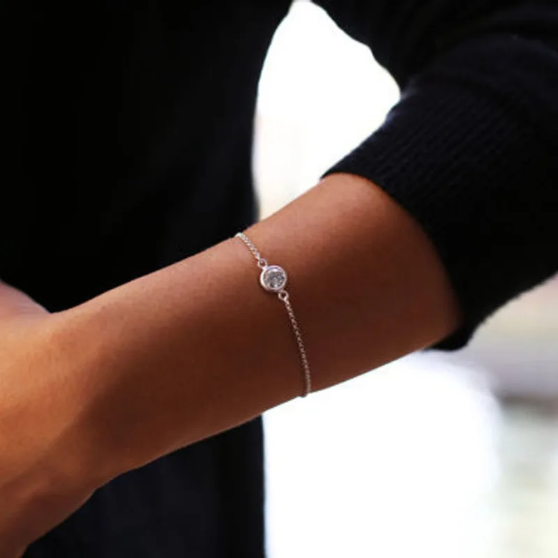 

HebeDeer Creative Bracelet Ladies Bracelets Women Tassel Crystal Yellow Gold Color Fashion Chain Jewelry Trendy Alloy Pulseras