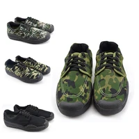 men outdoor sports hiking shoes military training camouflage shoes site laborers slip wear canvas shoes high quality wholesale