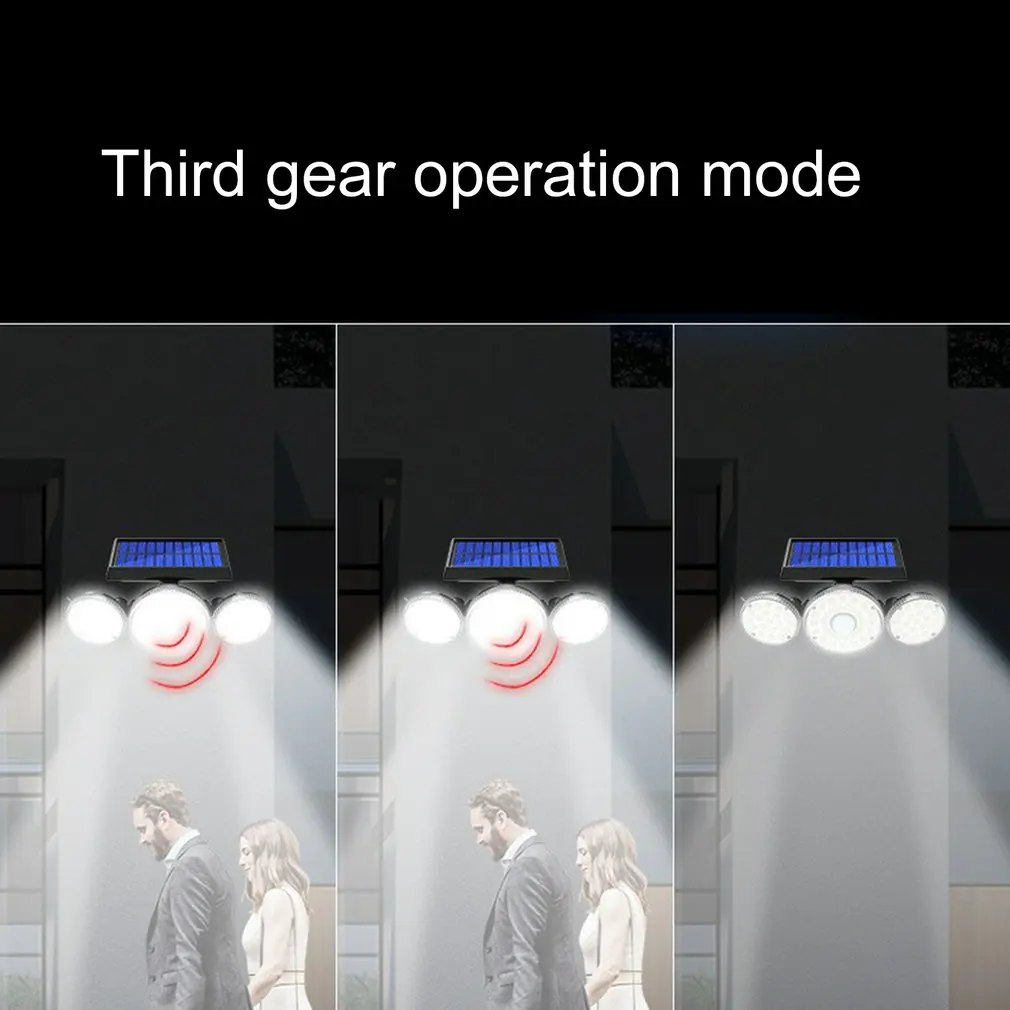 

Solar Lights For Outdoor Use With Motion Sensor 70 LED Solar Lamp Outdoor Floodlight 3 Modes 2400mAh Wall Light Garden