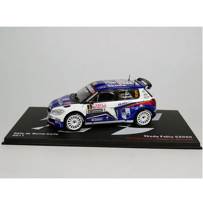IXO 1/43 масштаб SKODA Fabia S2000 #5 гоночный автомобиль литый под давлением металлический