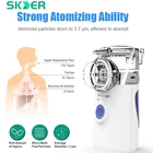 Портативный дезинфекционный небулайзер, ингалятор для взрослых и детей, портативный бесшумный сетчатый автоматический ультразвуковой атомайзер для здоровья