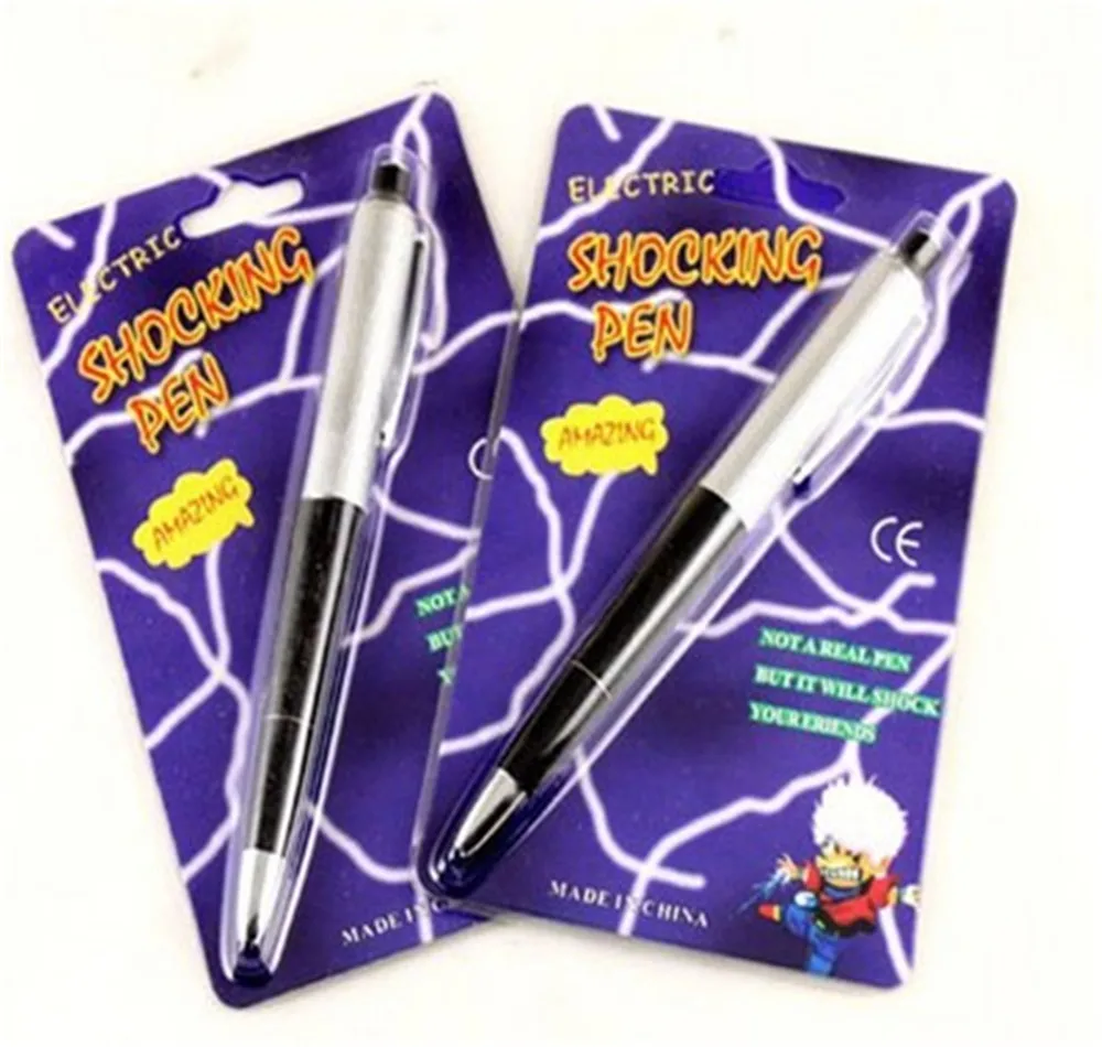 1 шт. игрушка для розыгрышей ручка с электрошоком полезный гаджет прикольная
