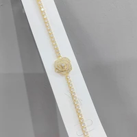 wholesale zircon petal bracelet bangle women girl online influencer student ins simple design personality hand jewelry