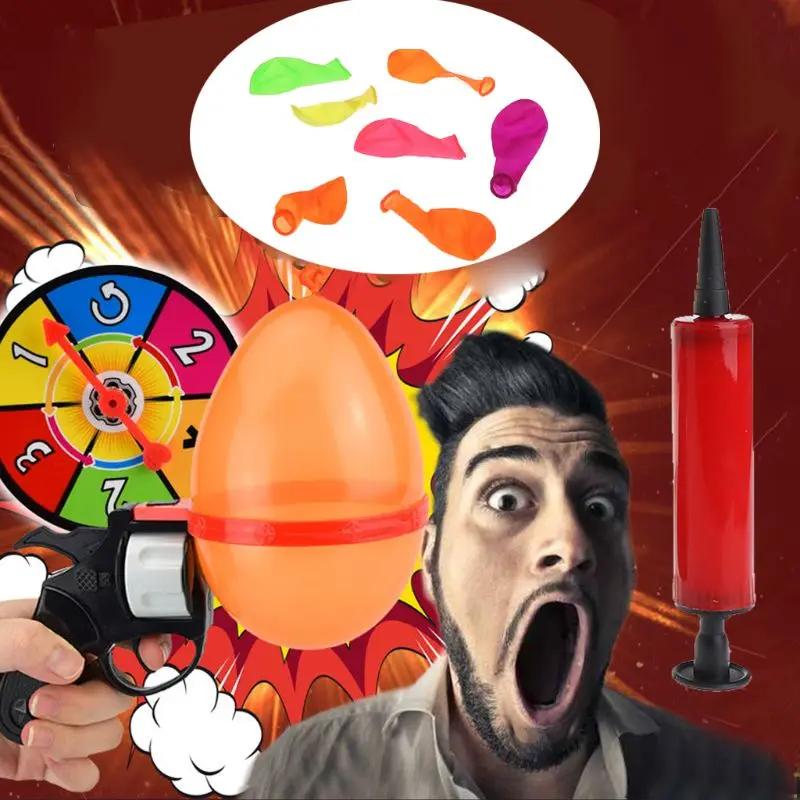 

Russian Roulette Model Balloon Bang Party Game Fun Tricky Toy Gift