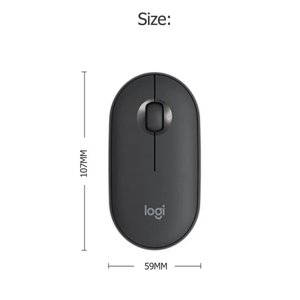 

Logitech original Pebble wireless bluetooth mouse Dual-connectivity wireless silent mouse for laptop pc Computer Mouse