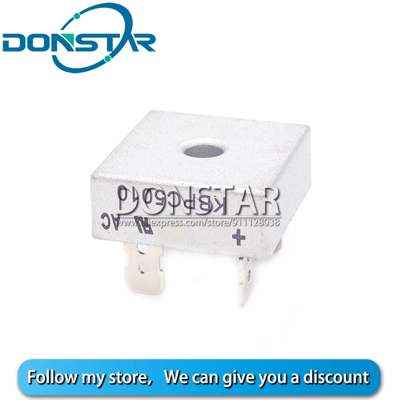 2 шт. KBPC5010 KBPC 5010 50A 1000 В переменного тока мостовой выпрямитель новый и