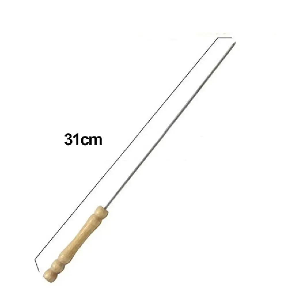 

10/12 Pcs Outdoor Picnic BBQ Barbecue Skewers Roast Stick Stainless Steel Needle