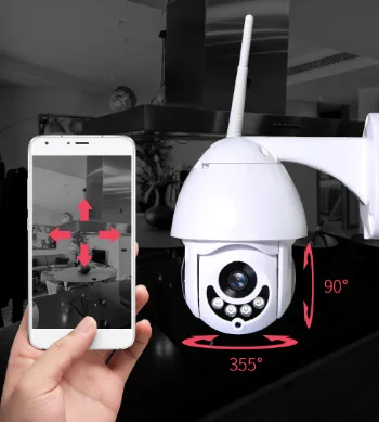 Wifi Camera 1080P PTZ Outdoor Speed ​​Dome Wireless Wired CCTV Security IP 2MP HD IR Two Way Audio Onvif Yoosee APP |