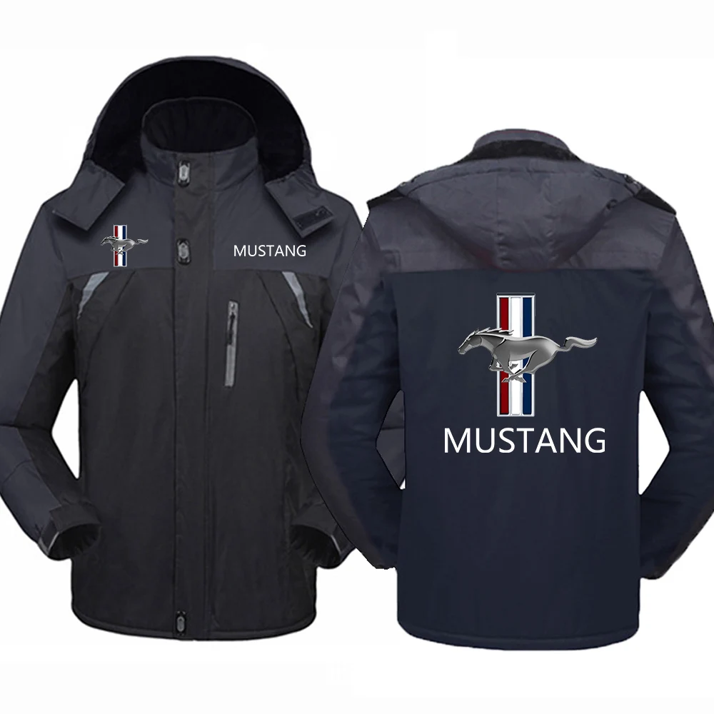 

NEW Winter Mens Womens Mustang Jackets Thicken Windbreaker Waterproof Warm Outdoor Couples Cold-Proof Mountaineering Coats
