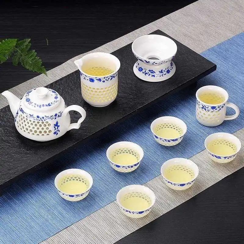 

Shabby Chic Wedding With Infuser Ev Dekorasyon Aksesuarlar Afternoon Travel Teaset Chinese Teaware Pot China Teapot Tea Set