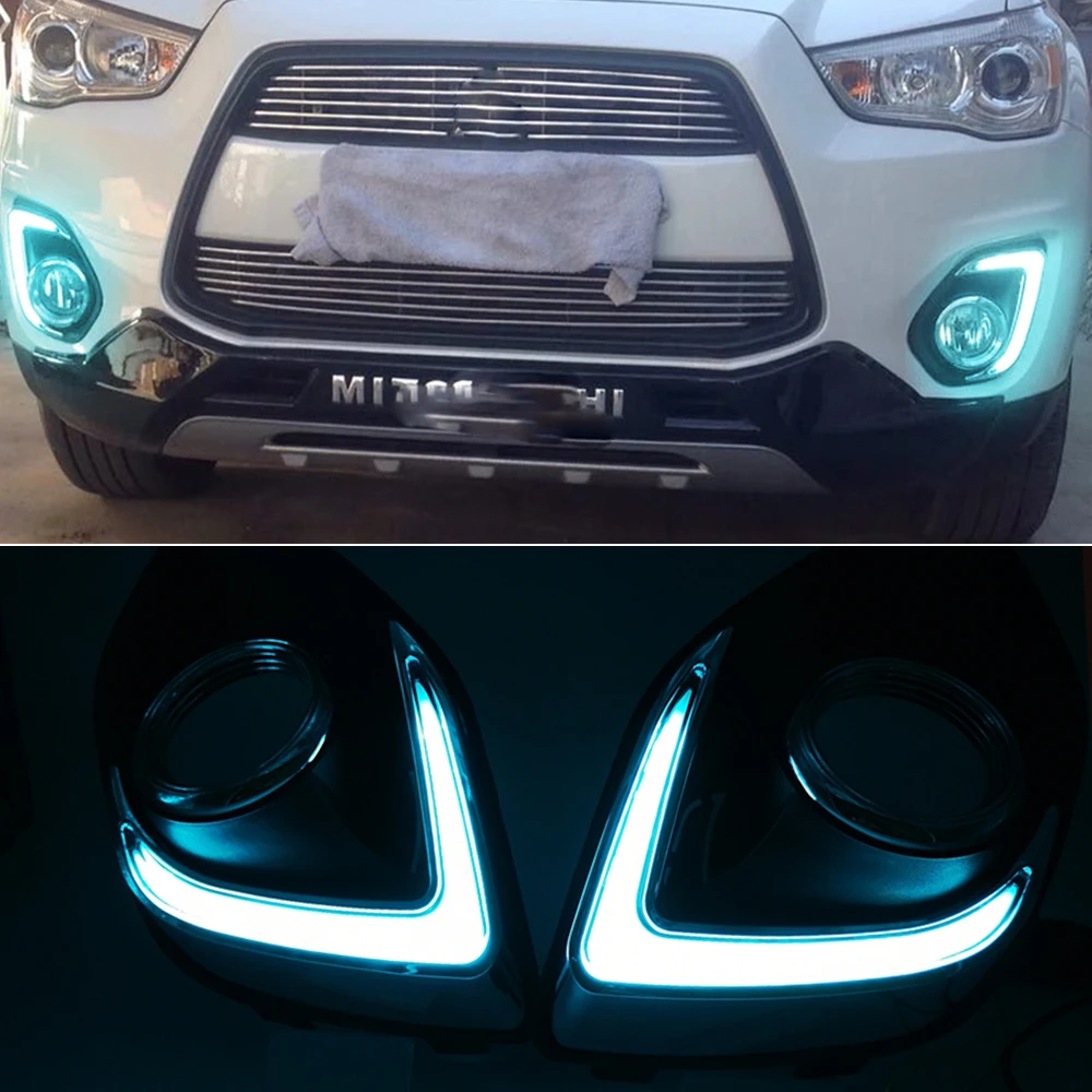 1 комплект для Mitsubishi ASX 2013 2014 2015 светодиодные дневные ходовые огни светильник
