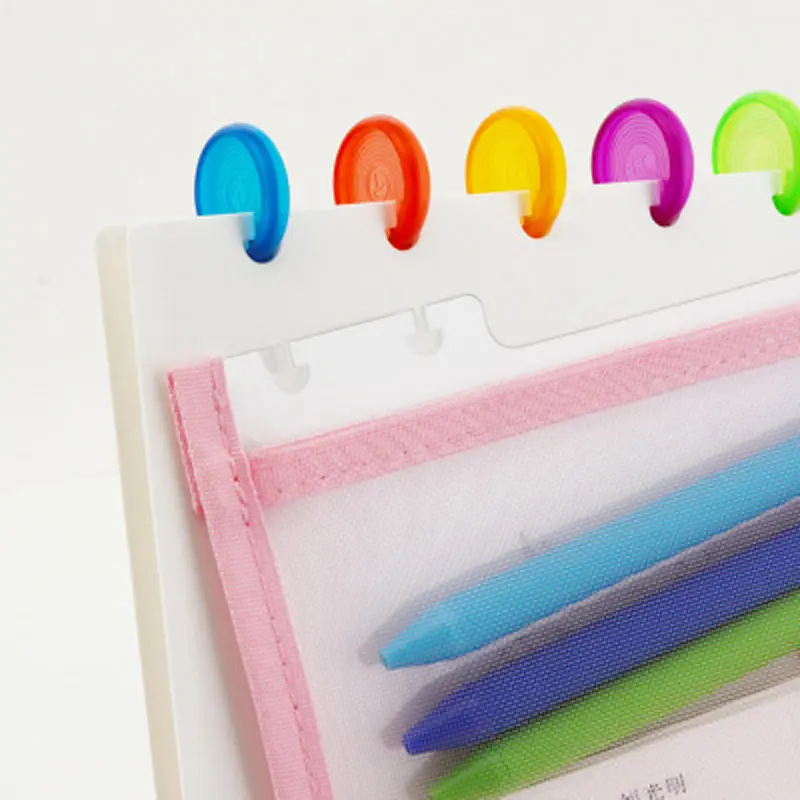 Шт Yiwi Note-Taking System Discbound сумка для хранения ноутбука Happy Planner гриб отверстие на
