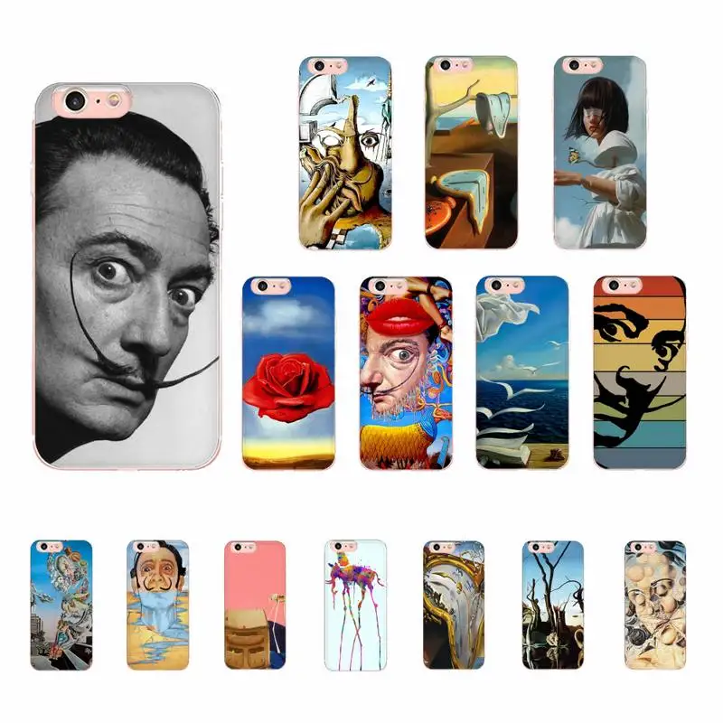 

MaiYaCa Salvador Dali Phone Case for iphone 13 11 12 pro XS MAX 8 7 6 6S Plus X 5S SE 2020 XR case