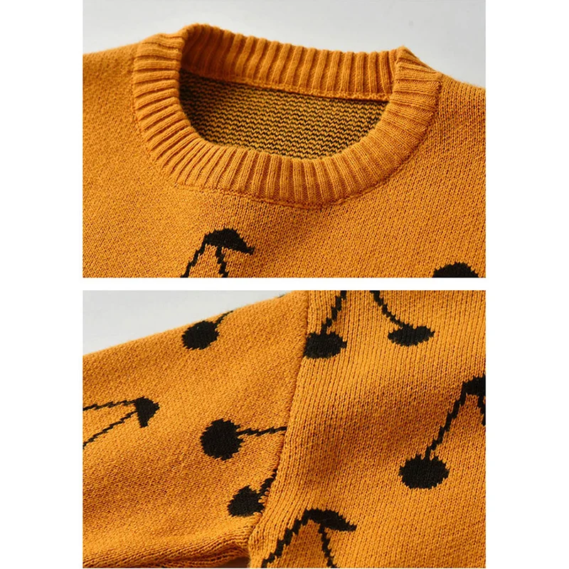 Осень 2019 Свитера для девочек детский хлопковый пуловер с длинным рукавом одежда
