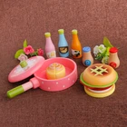 Детская ролевая игра, кухонная фруктовая еда, деревянная игрушка, набор для резки, детские подарки L4MC