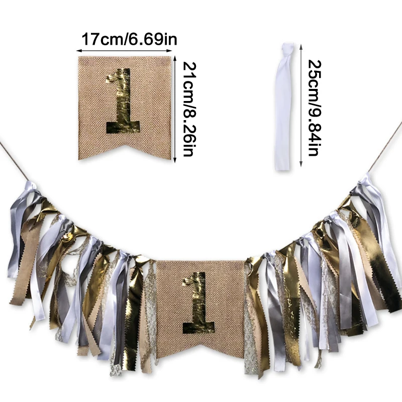 Праздничные баннеры на первый день рождения для мальчиков декоративные ленты