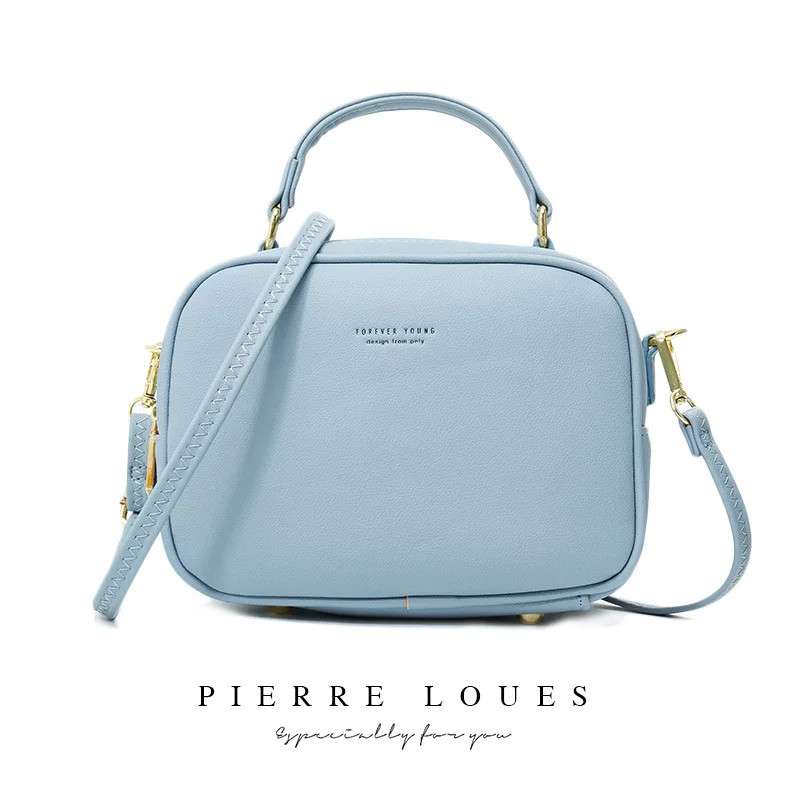 

Vintage Crossbody PU Leather Cell Phone Shoulder Bag Messenger Bags Fashion Daily Use For Women Wallet HandBags