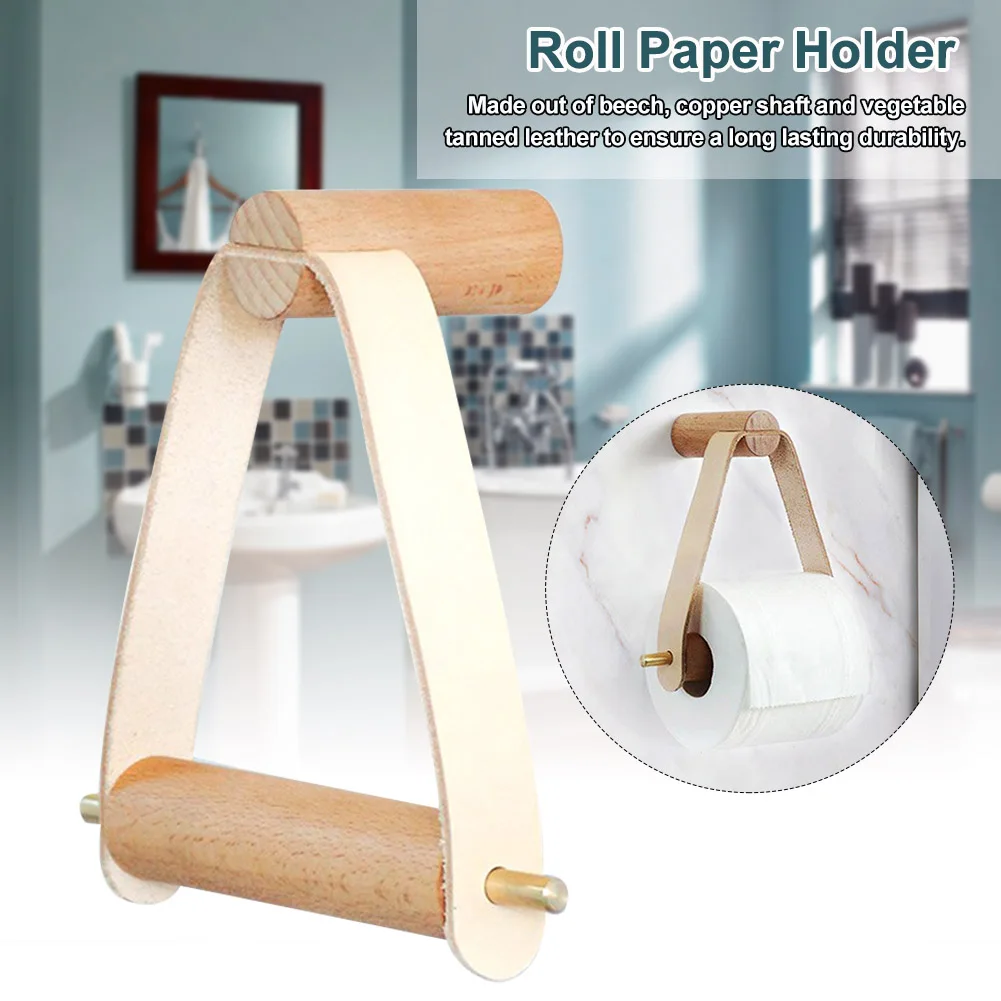 

Hotel Home Bathroom Decor Office Storage Organizer Kitchen Easy Install Modern Toilet Paper Holder Roll Tissue Wall Mounted