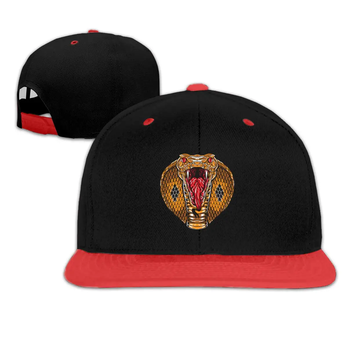 Angry Cobra регулируемая детская хип хоп бейсболка Snapback шляпа от солнца для мальчиков