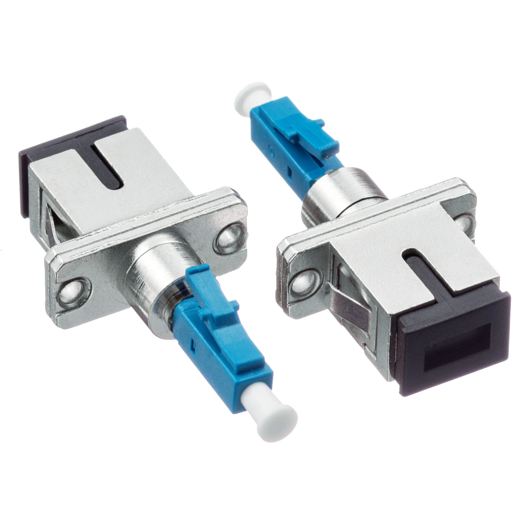 2pcs/lot  SC Female to LC Male LC/UPC-SC/UPC Fiber Optic Adapterfor Optical FiberSingle Mode Simplex for Fiber Pigtail