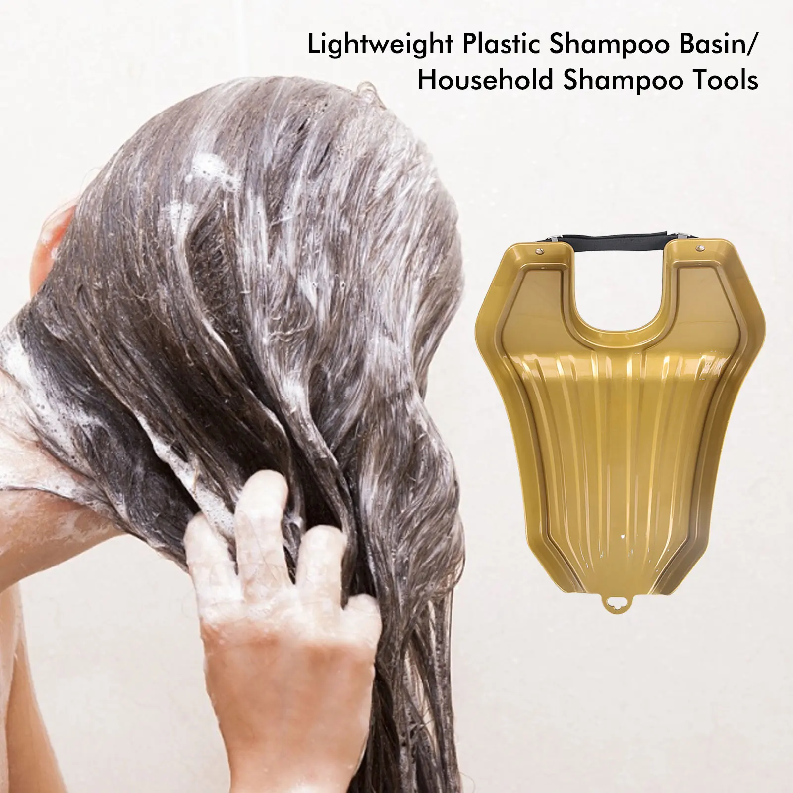 

Portable Shampoo Tray Hair Washing Sink Basin For Elderly Pregnant Women Hair Cleaning Tool Barber Accessories