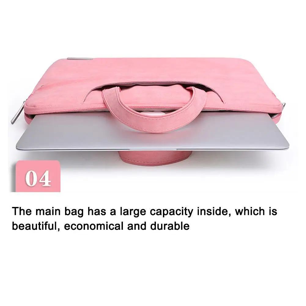

Shockproof Men Women Laptop Bag 13 /14 /15.6 inch Laptop Case Cover for Macbook Air Lenovo Waterproof Shoulder Bag Briefcase