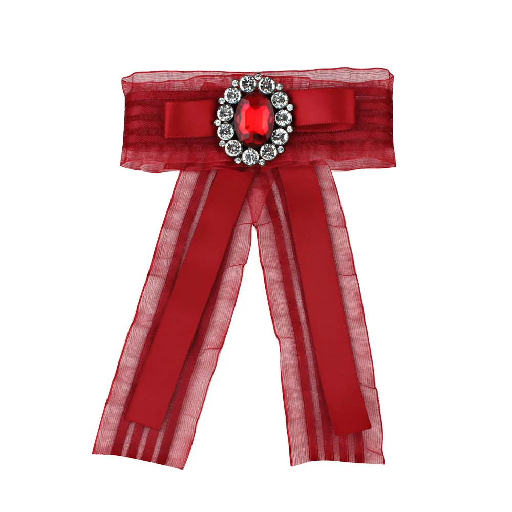 

2021 Fashion Bow Brooch Tie Women In The Spring And Autumn Diamond Brooch