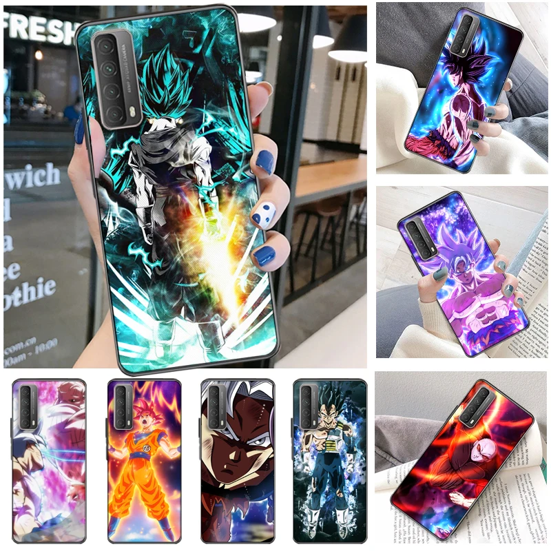 

Dragon Super Warrior Figure Anime Color Painting Phone Case For Huawei P Smart Z 2019 2021 Soft TPU Back Cover Coque Cases