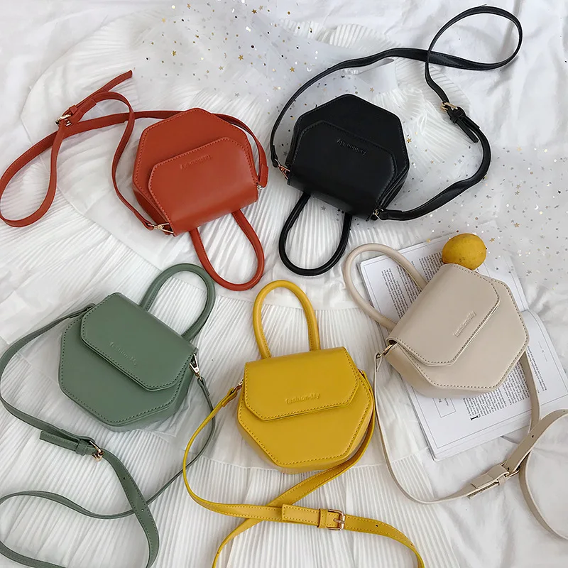 2019 новая стереогарническая шестиугольная маленькая квадратная сумка Милая