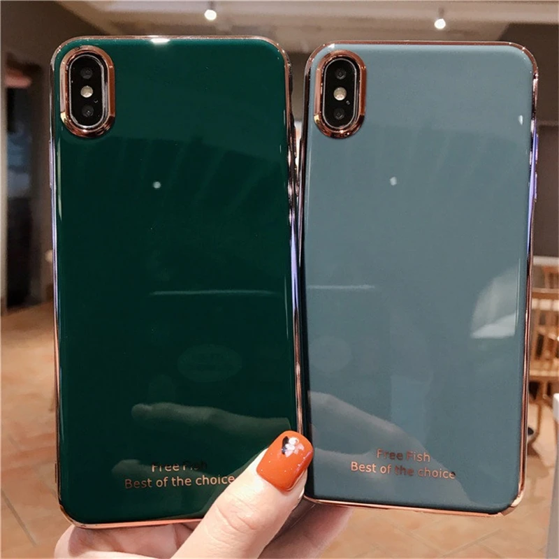 Чехол для iPhone 11 Pro Max блестящий чехол защитный XR XS X 8 7 | Мобильные телефоны и