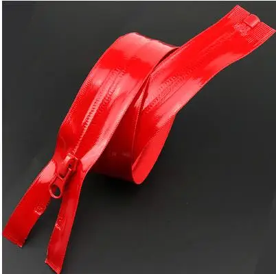 Red 70/100 см нейлоновая Водонепроницаемая молния с открытым концом невидимая молния для шитья курток Спортивная швейная молния DIY ремесла D685 - Цвет: Red