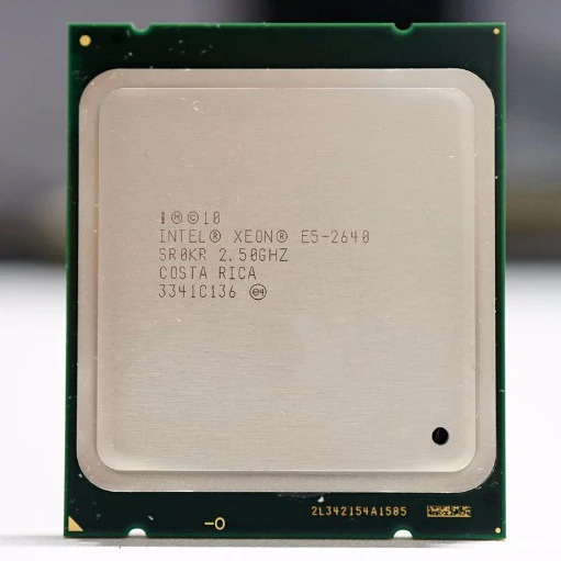 Процессор Intel Xeon Φ шесть ядер кэш 15M/2 5/GHz/8 00 GT/s 95W LGA 2011 E5 2640 2650 2660 ЦПУ Бесплатная