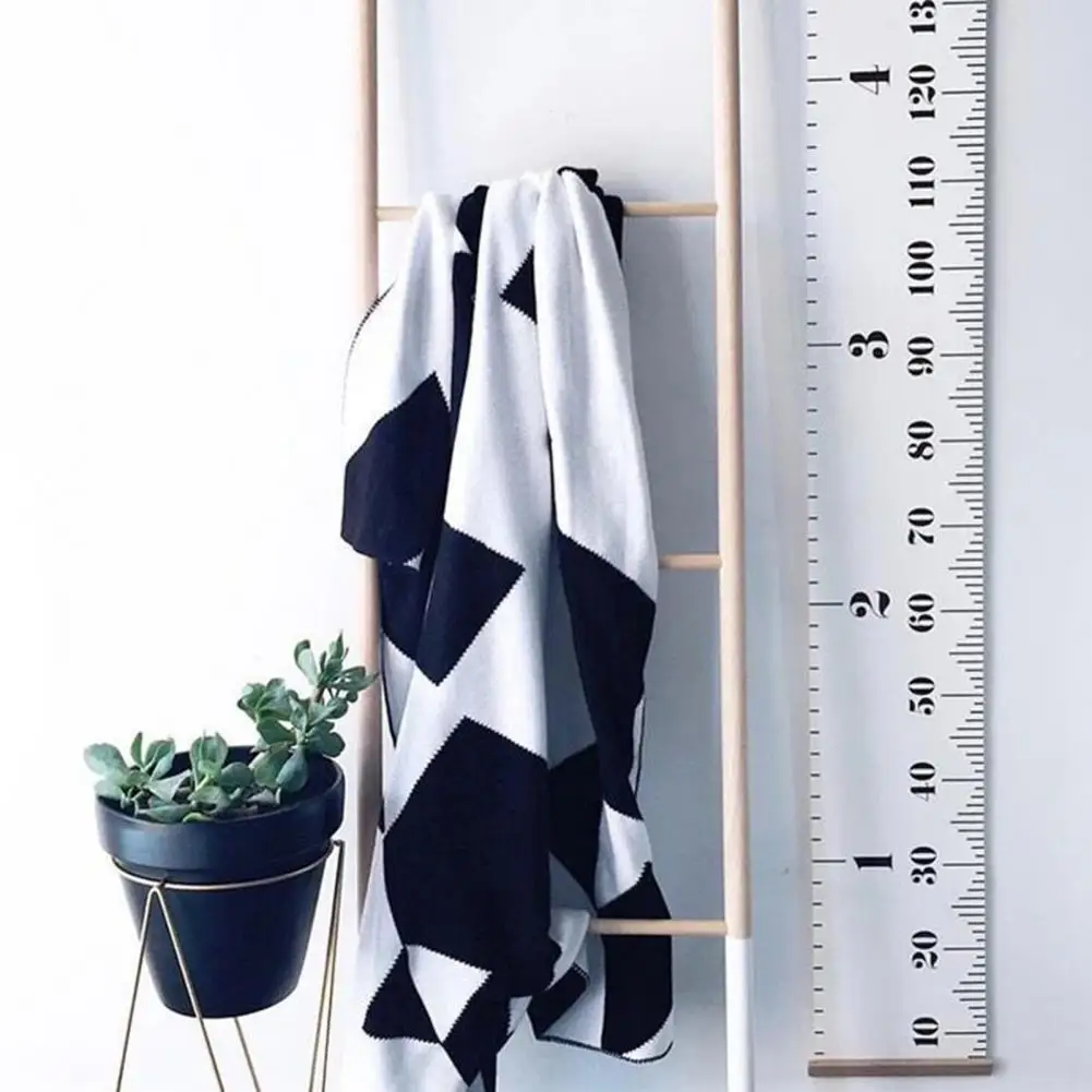 

Height Ruler Hanging Waterproof Fabric Kids Height Chart for Nursery