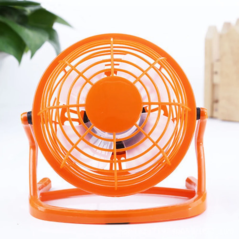 Настольный мини вентилятор с питанием от USB портативный охлаждающий вращением на