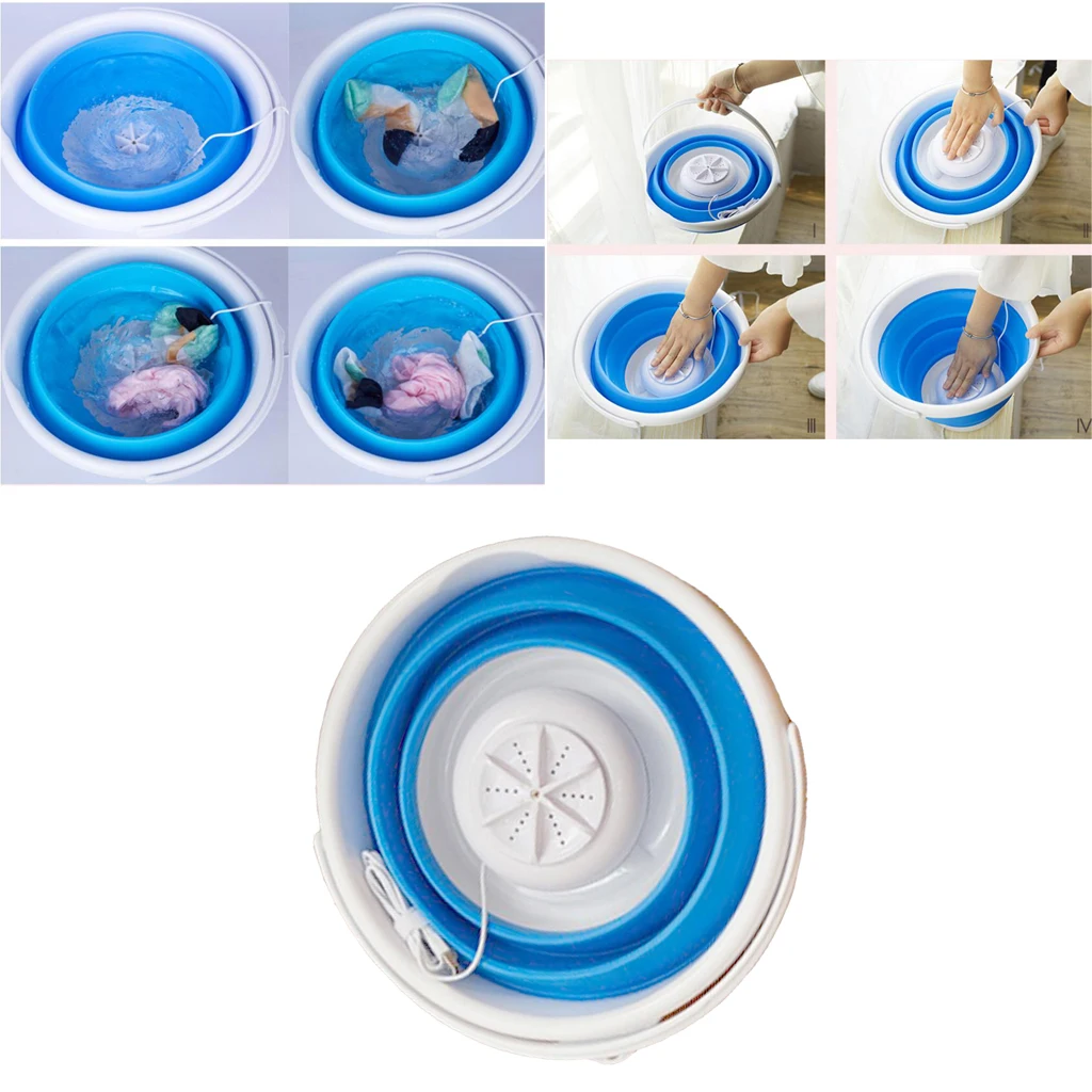 

Plastic Home Travel Laundry Machine Portable Laundry Machine USB Charging