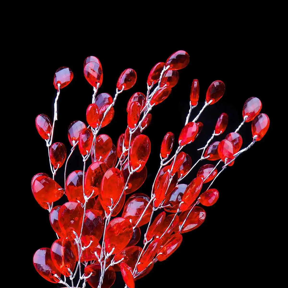 Новинка 50 шт./упак. прозрачные акриловые капли хрустальный шарик спрей проводные