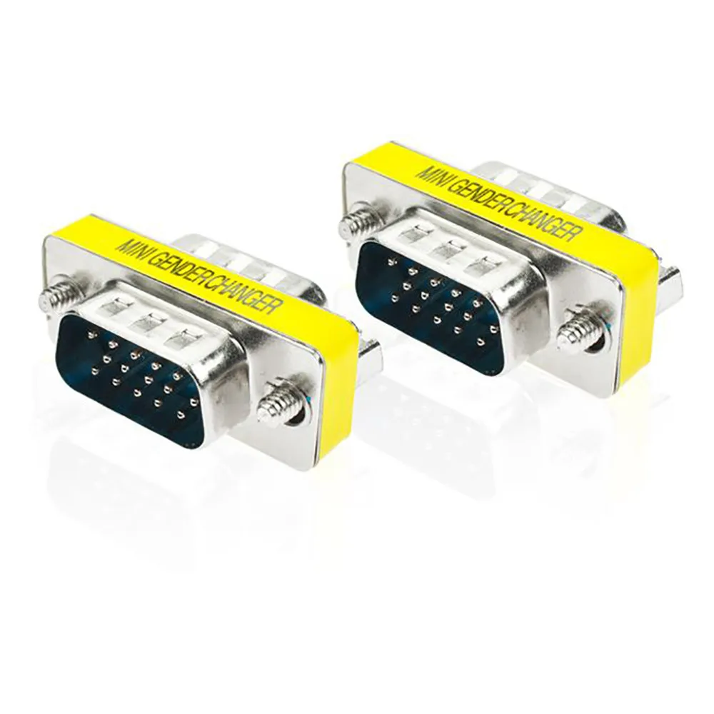 

15 Pin VGA SVGA HD15 гнездо переходник адаптер высокого качества абсолютно новый универсальный компактный гендер-чейнджер конвертер кабель со штыр...