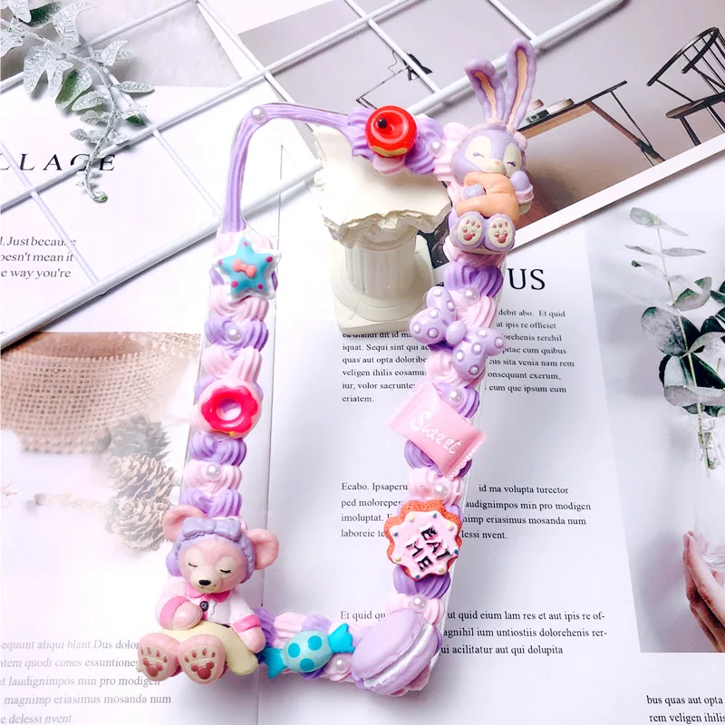 Чехол сделай сам для samsung Note10 plus чехол телефона с объемным медведем Galaxy s10 s7/s8/9 +