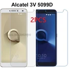 2 шт., чехол из закаленного стекла для Alcatel 3 V 5099D, защитная пленка для Alcatel 3 V 5099D 3 V 5099 6,0 дюймов, стеклянная пленка