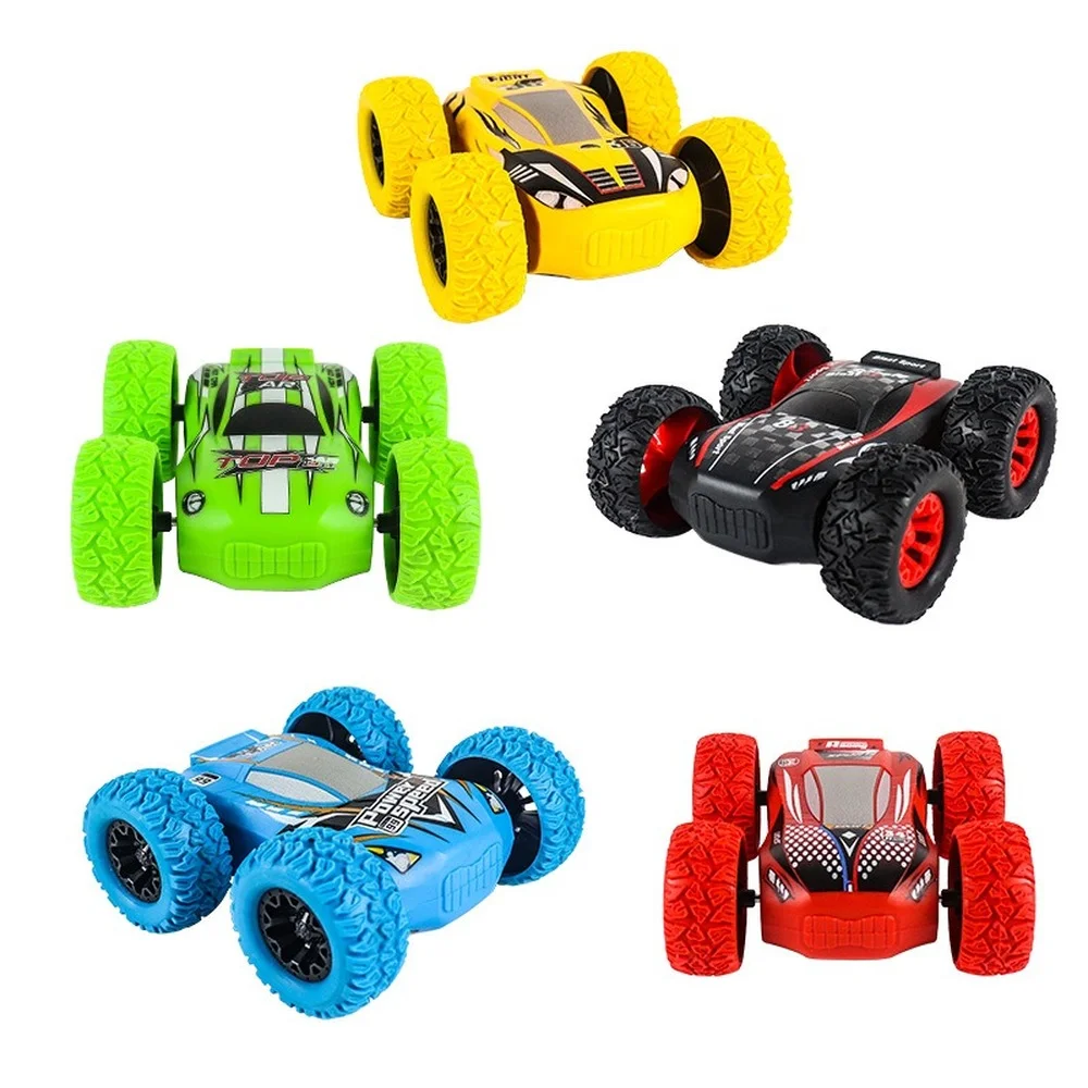 

Friction Car Double-sided Inertial Stunt Car Off-road Model Vehicle Die-casting Pull Back Racing Car Children's Toy