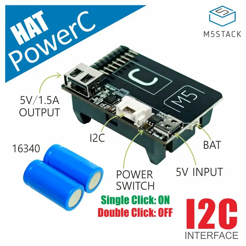 Официальная версия аккумулятора M5Stack с зарядным устройством для M5StickC IP3005 и