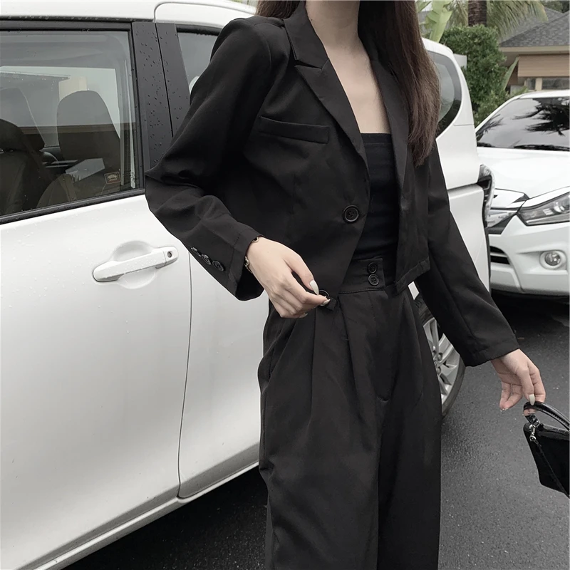 2020 корейские женские костюмы сексуальные брючные для женщин женский короткий