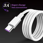 Кабель USB Type C для Samsung Xiaomi mi 3A, кабель для зарядки USB-C, зарядное устройство USBC Type-C, провод, шнур 3 м