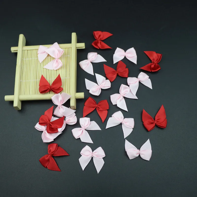 Ленты атласные с бантами 50 шт. для рукоделия украшение рождественской вечеринки