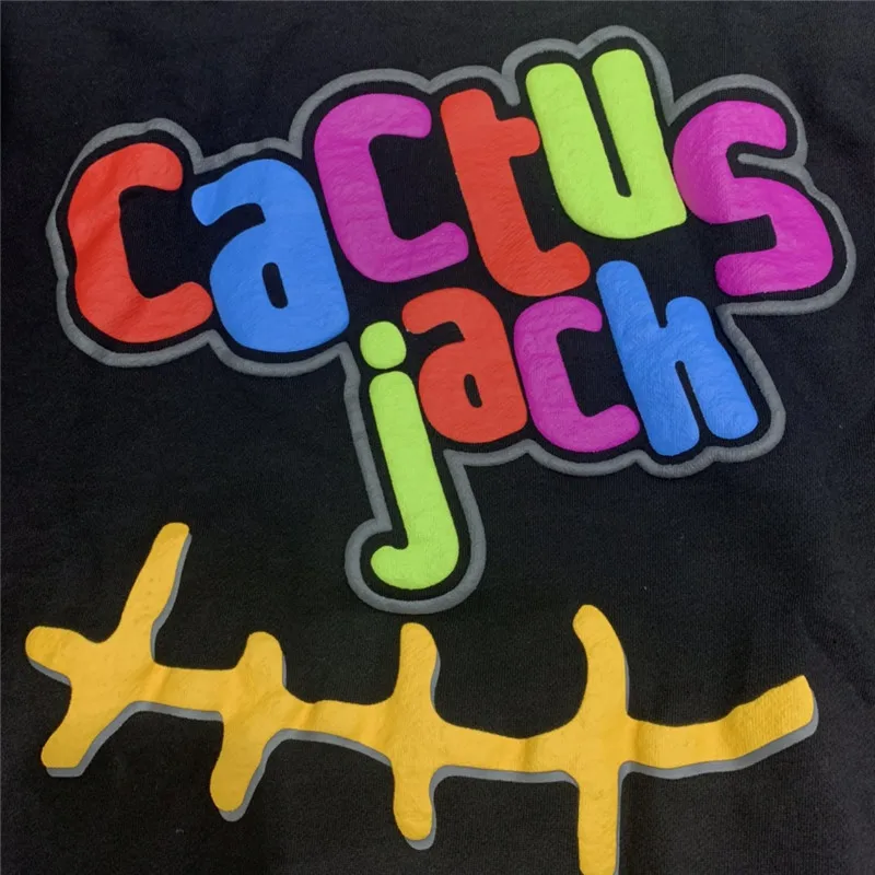 

Foaming Printing Travis Scott Cactus Trails Hoodie Women Men Best Quality Color Letter printing Cactus Jack Pullover Hooded
