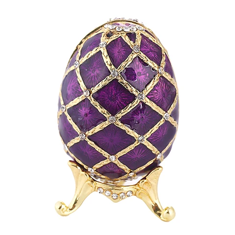 Фиолетовая шкатулка для украшений Faberge