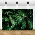 Laeacco тропический лес зеленые растения листья фоны для фотосъемки день рождения фотосессия фотозона