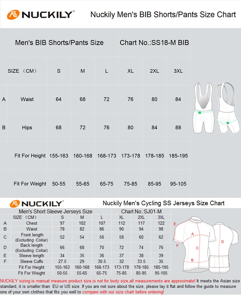 

NUCKILY Summer Cycling Jersey Set Bicycle Men's Clothing Shirt Pro Team Bike Bib 3/4 Shorts 3D Gel Pad Breathable Short Sleeve