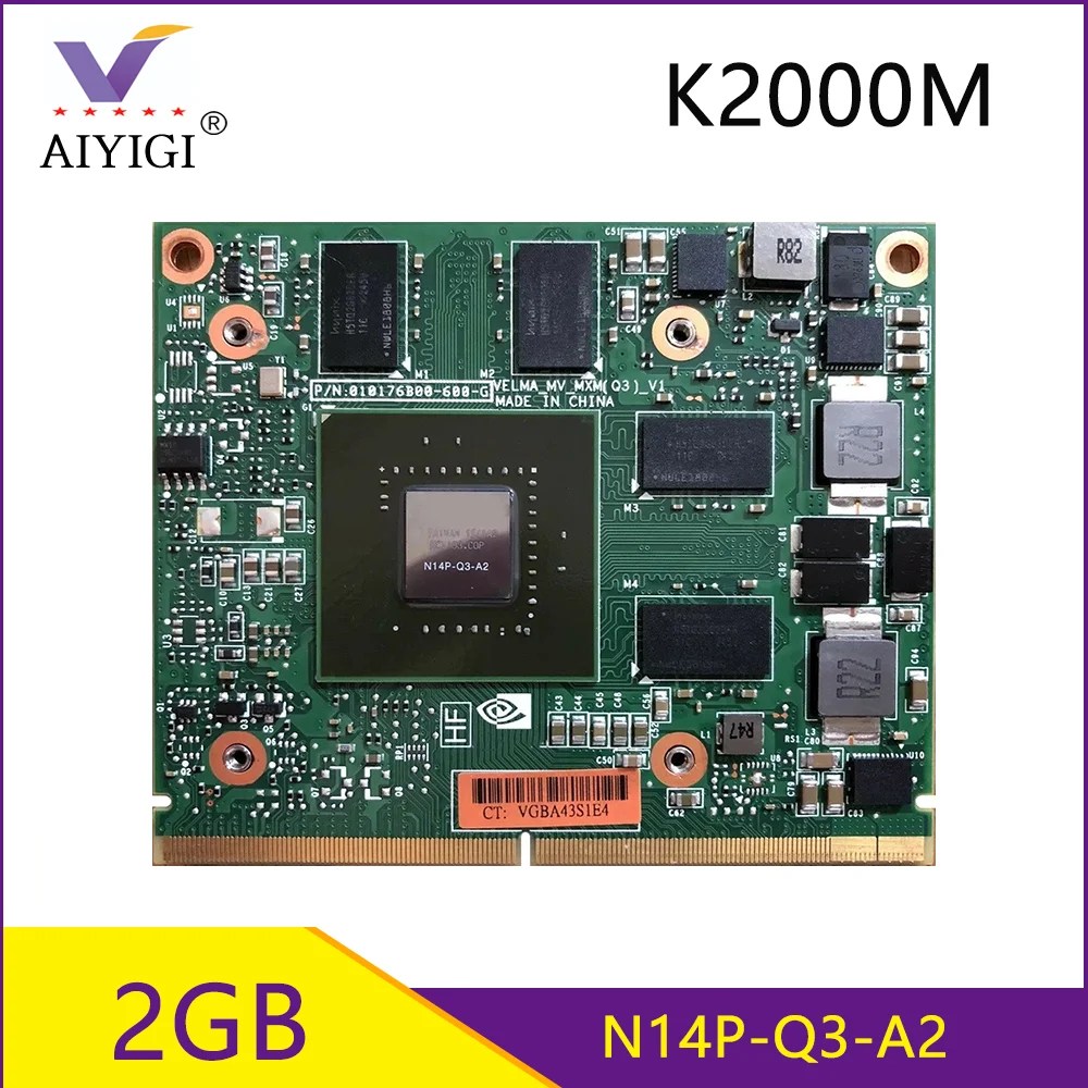 Квадро K2000M K2000 GDDR3 2 Гб Видео Графика карты с X кронштейн N14P Q3 A2 для Dell Precision M4700 M4800 HP
